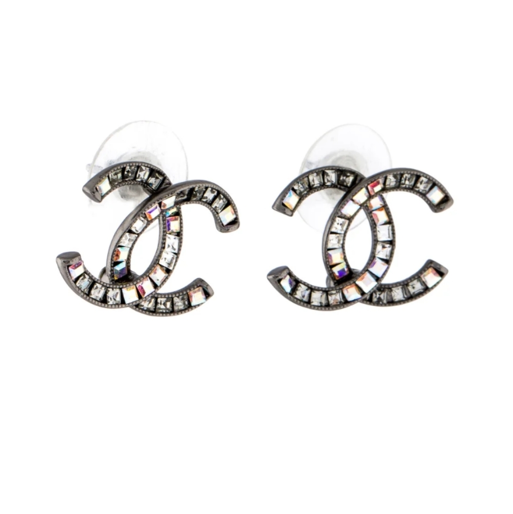 Chanel Strass CC earrings